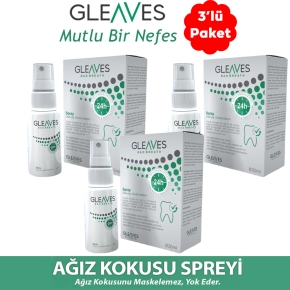 Gleaves Naturals Aðýz Kokusu Önleyici Sprey 30 Ml - 3 Adet Gleaves Naturals Aðýz Kokusu Önleyici Sprey 30 Ml - 3 Adet